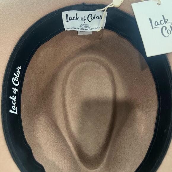 Lack of color the Grove wool fedora NWT Xl main image 6